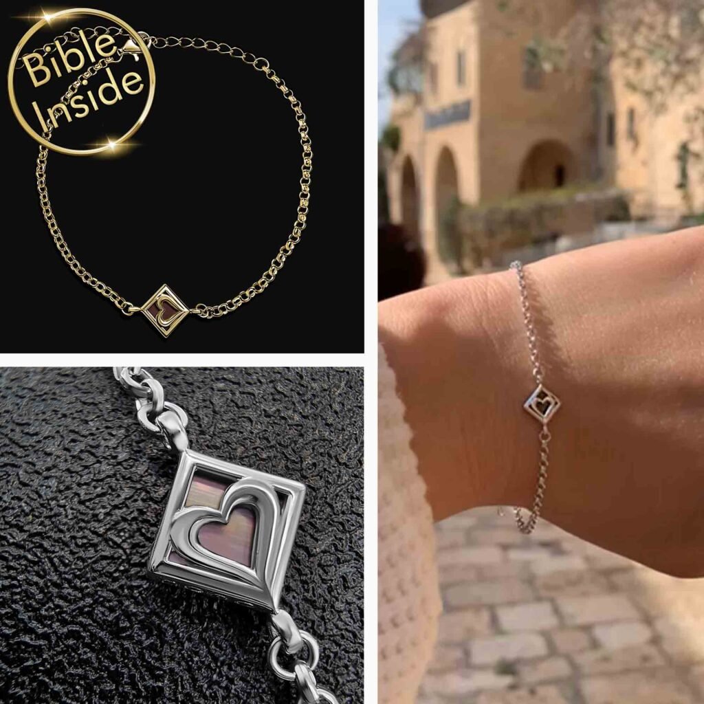 Gifts to Get Wife for Christmas Elegant Bracelet with Bible Inside My Nano Jewelry
