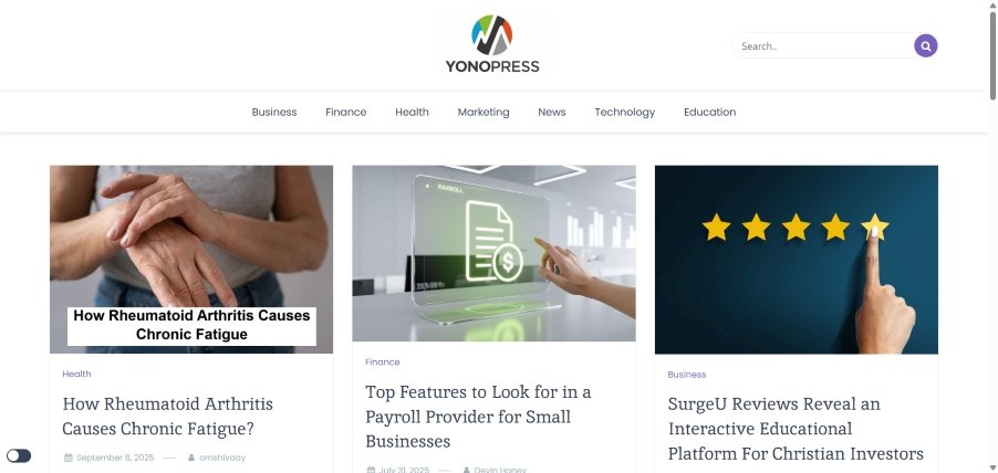 Yonopress.com: Your One-Stop Online Hub for News and Updates Across All Major Fields
