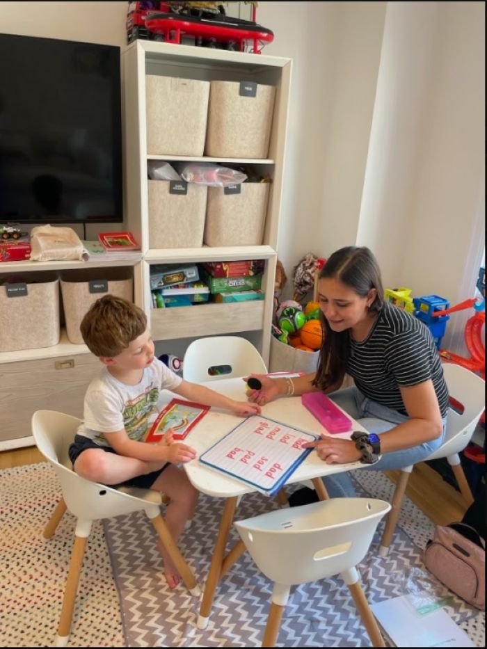 A Small Table Is Where Early Reading Often Begins